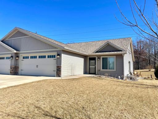 Beautiful (3) bedroom, (3) bathroom North Menomonie newer 2017 twin home is stunning and ready to move into!