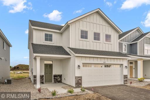 (Photo of previously finished home) Current home still under construction.