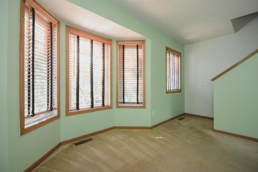 Living room with large windows for natural light