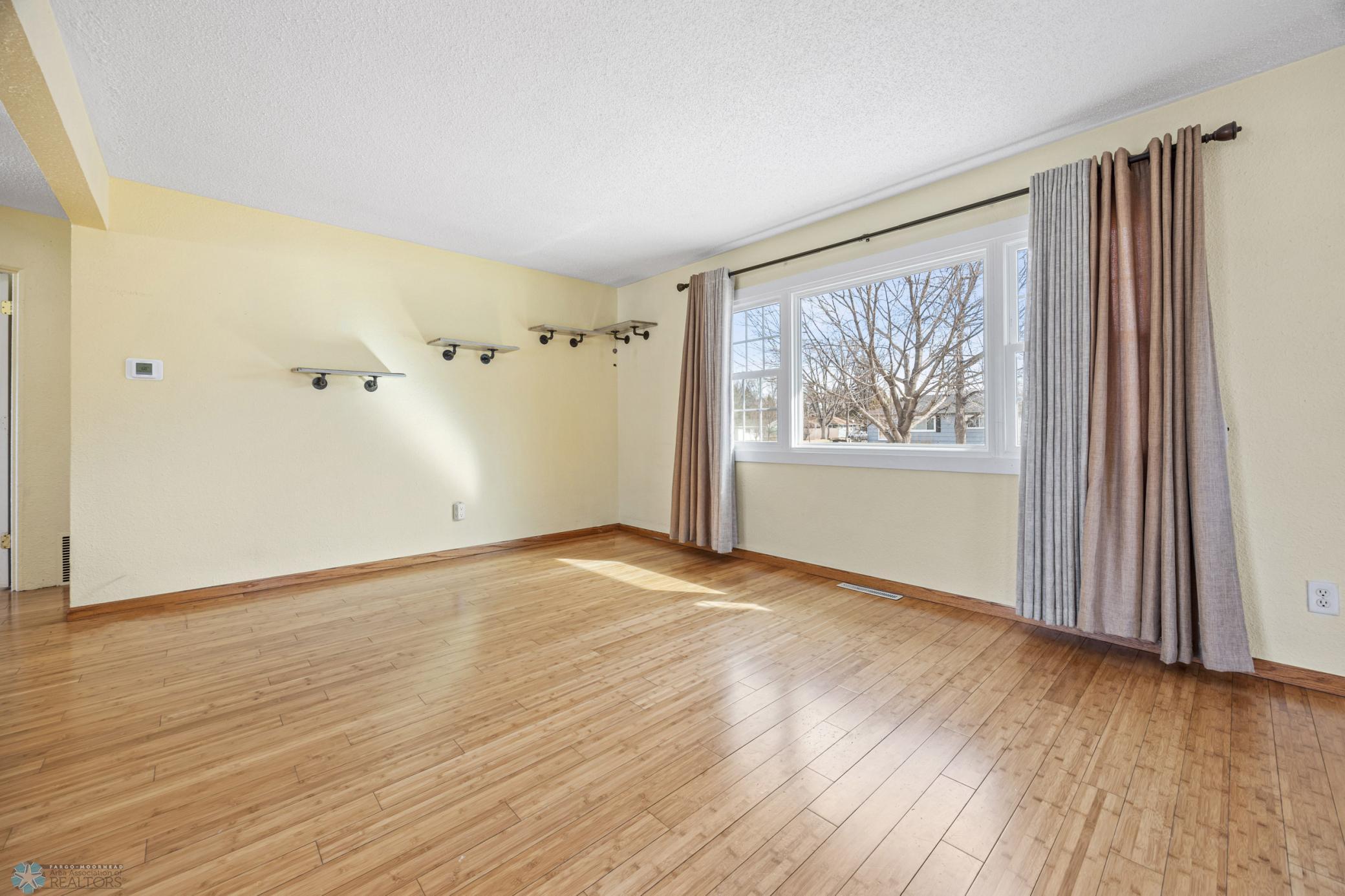 spacious open living room