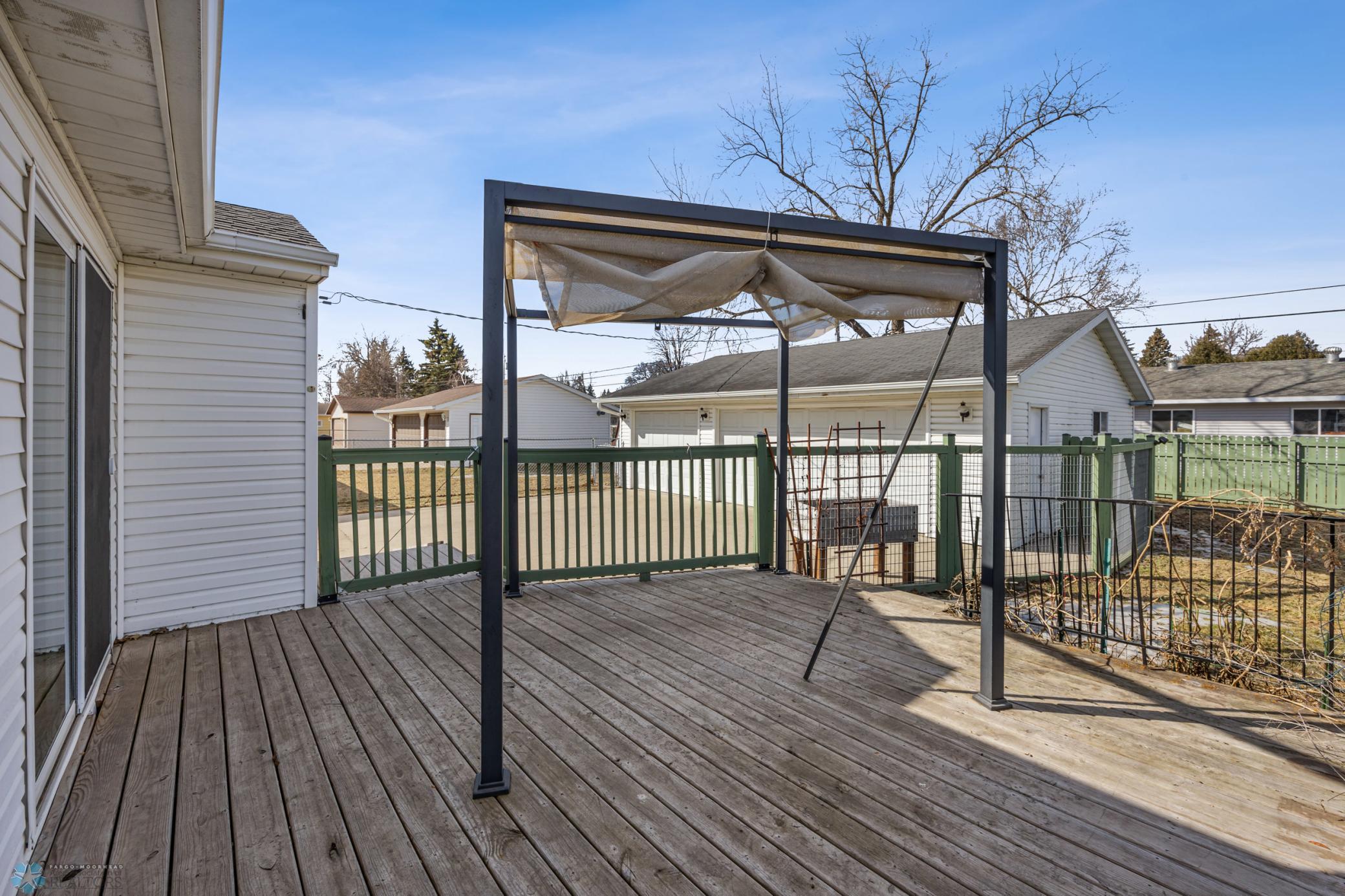 updated deck & fence