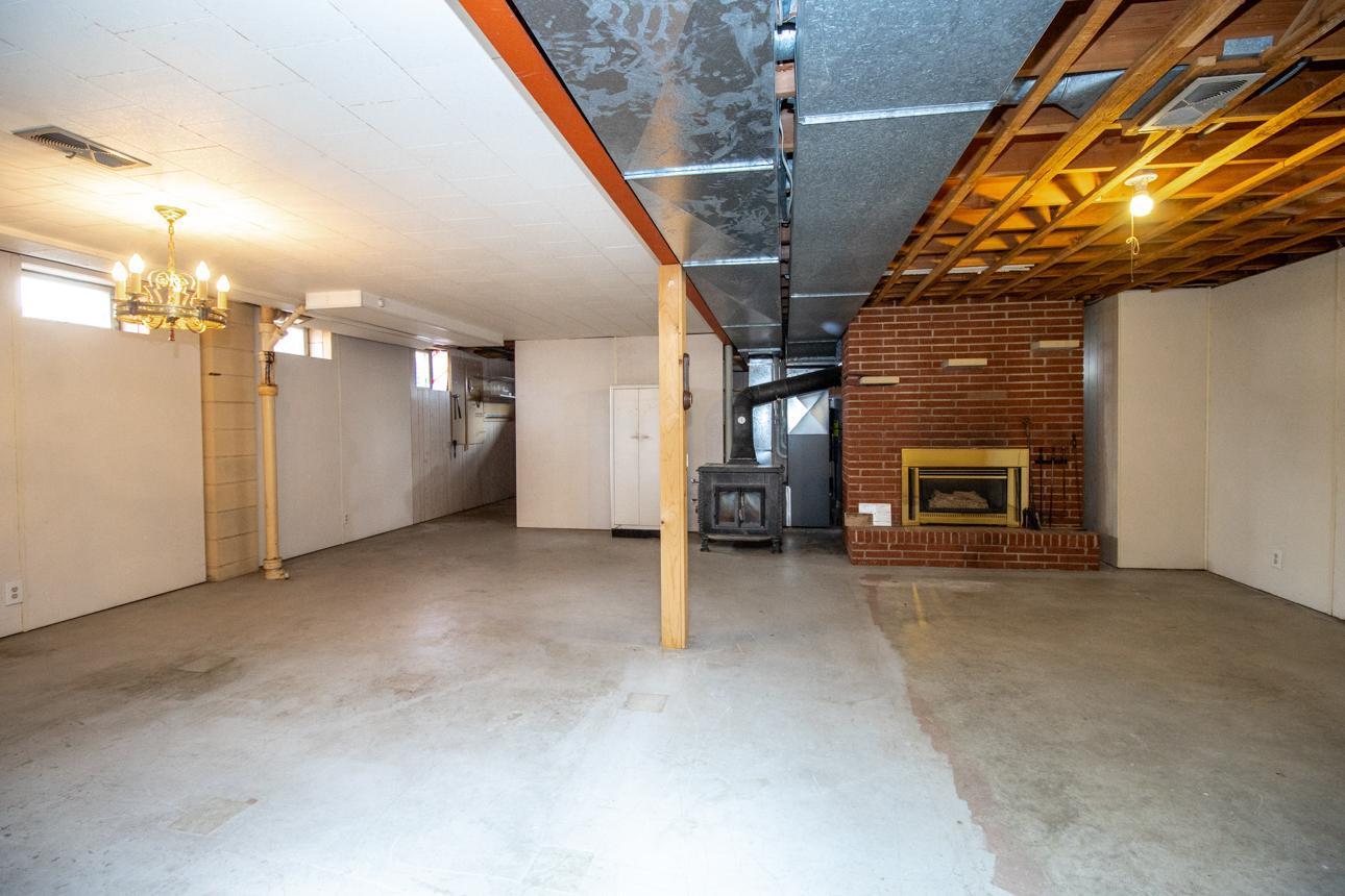 Storage area, or add finishing touches to make it a spacious family room!