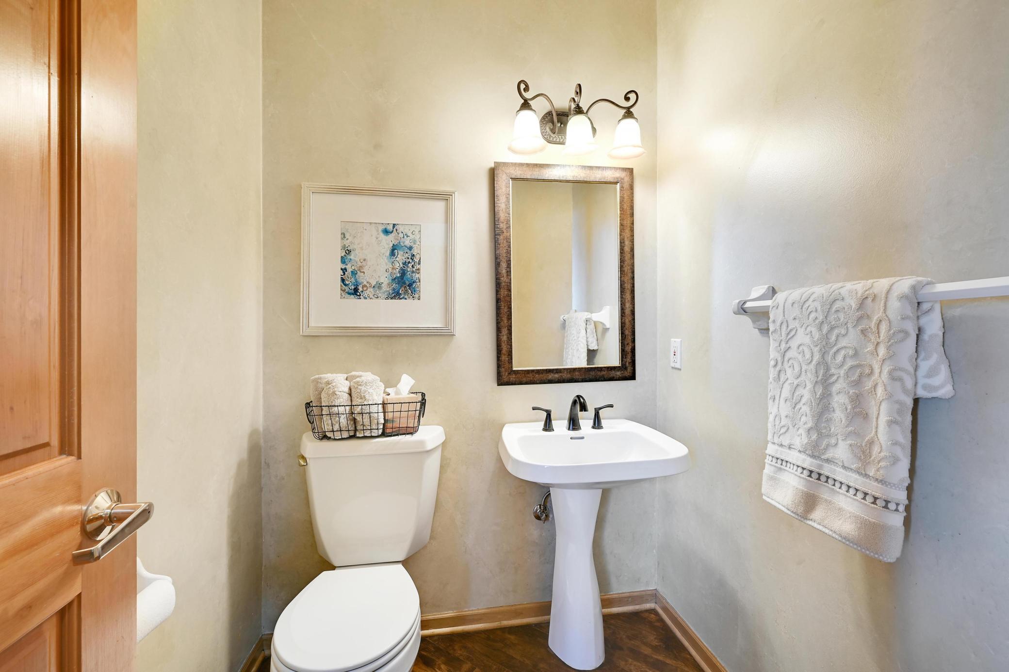 Main floor powder room