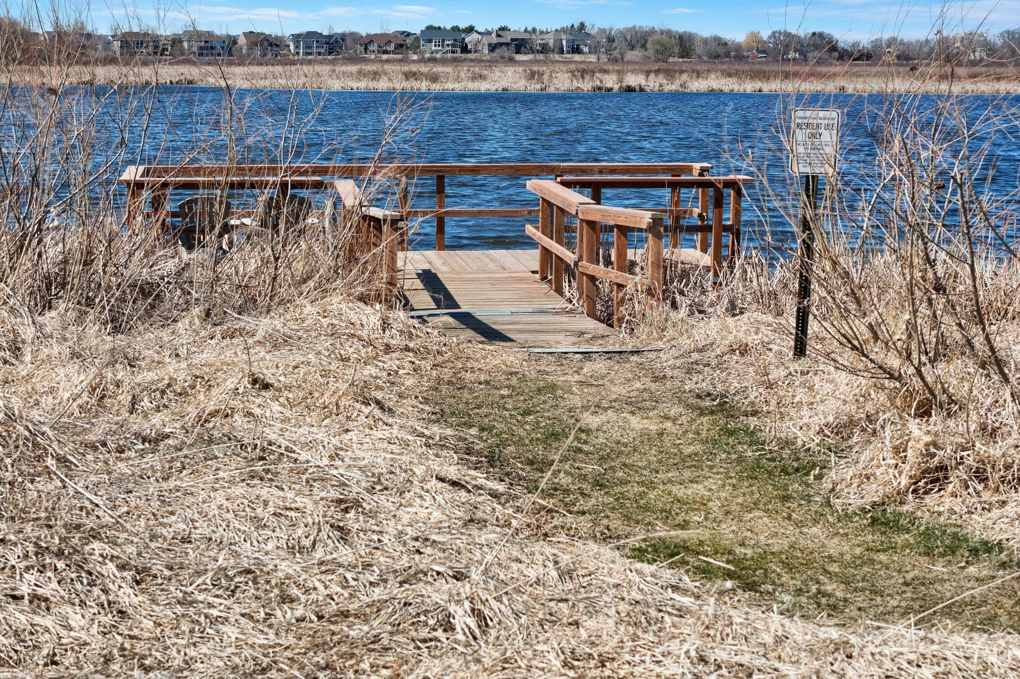 Association maintained dock.