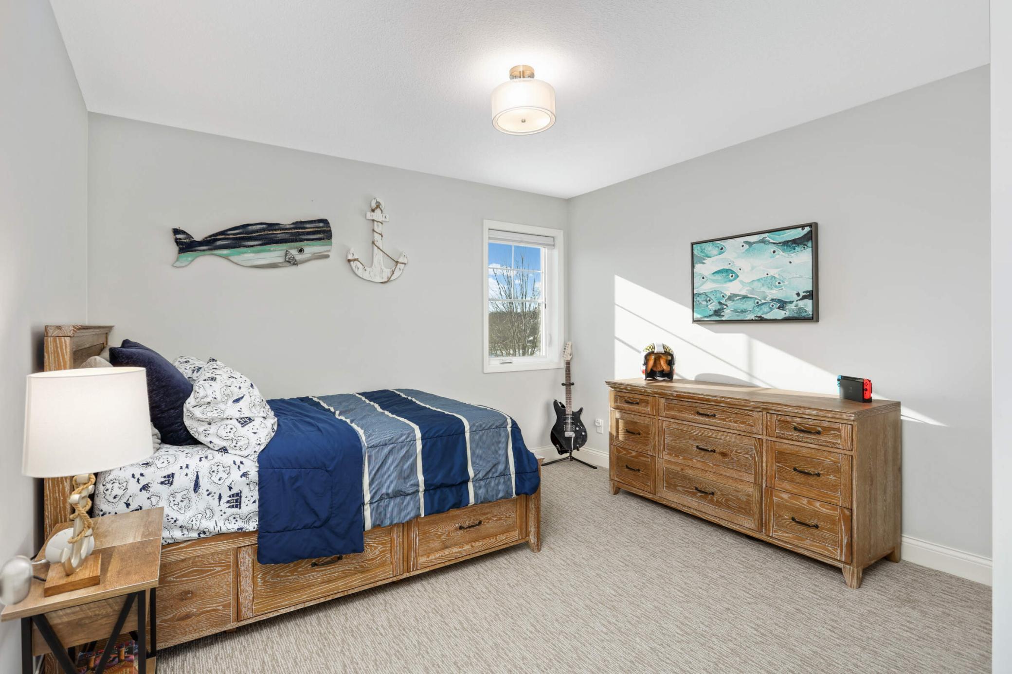 Third upper level bedroom.