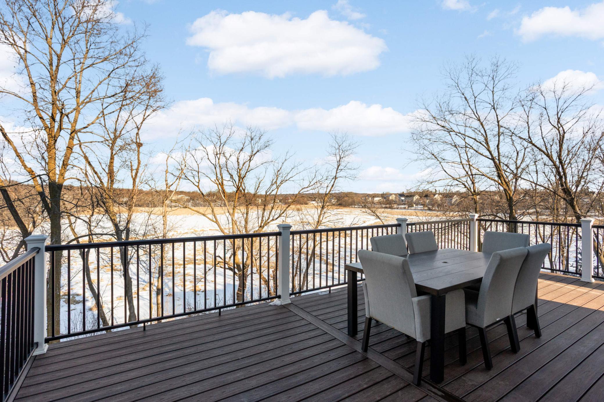 You will enjoy stunning views throughout the seasons!