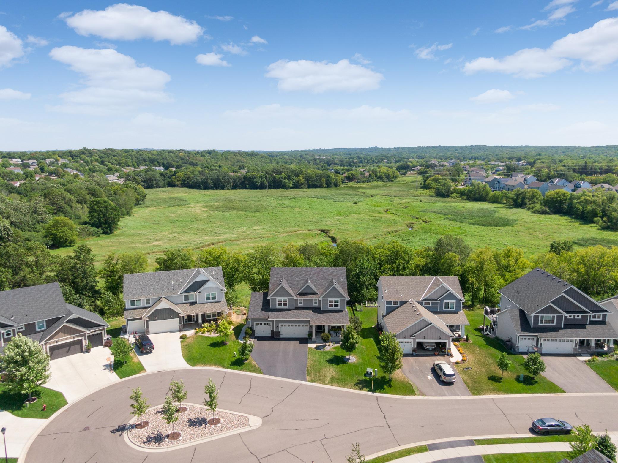 Aerial view during the seasons!