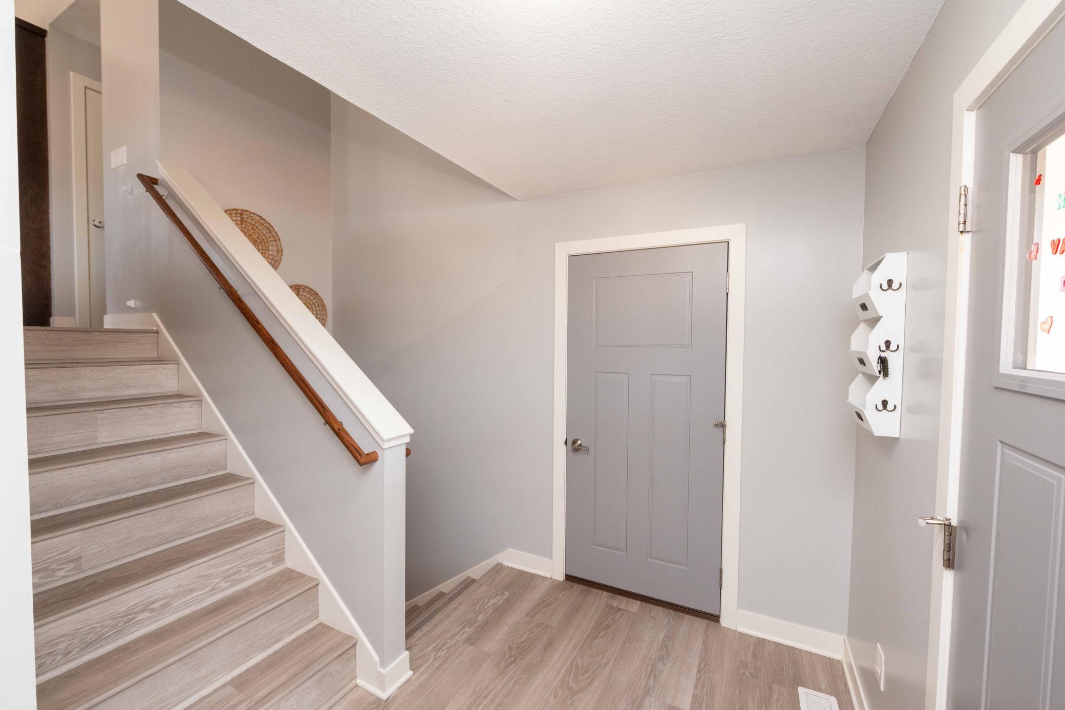 Access door from 3 car garage.