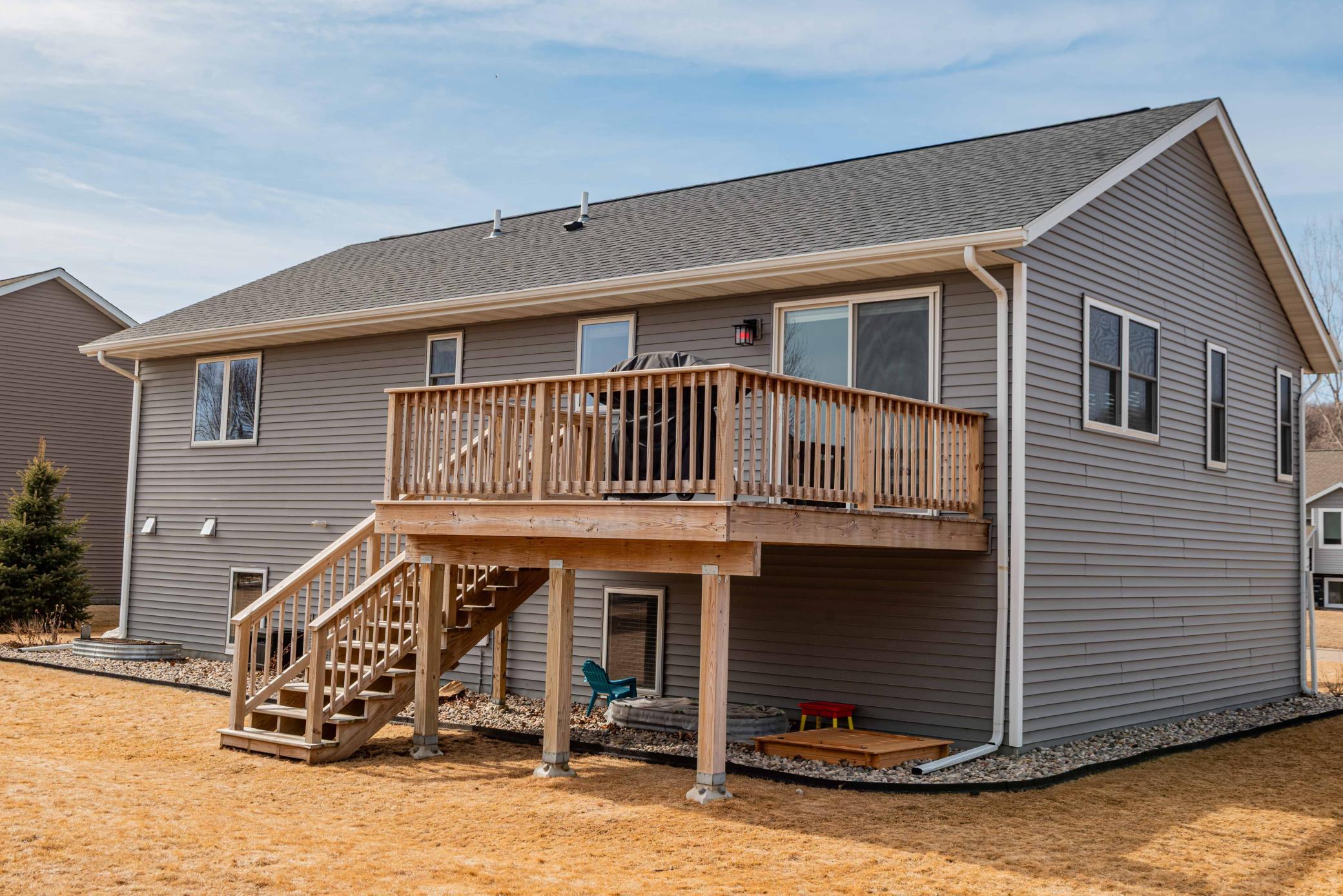 Sellers added gutters so you don't have to! Another savings for you.