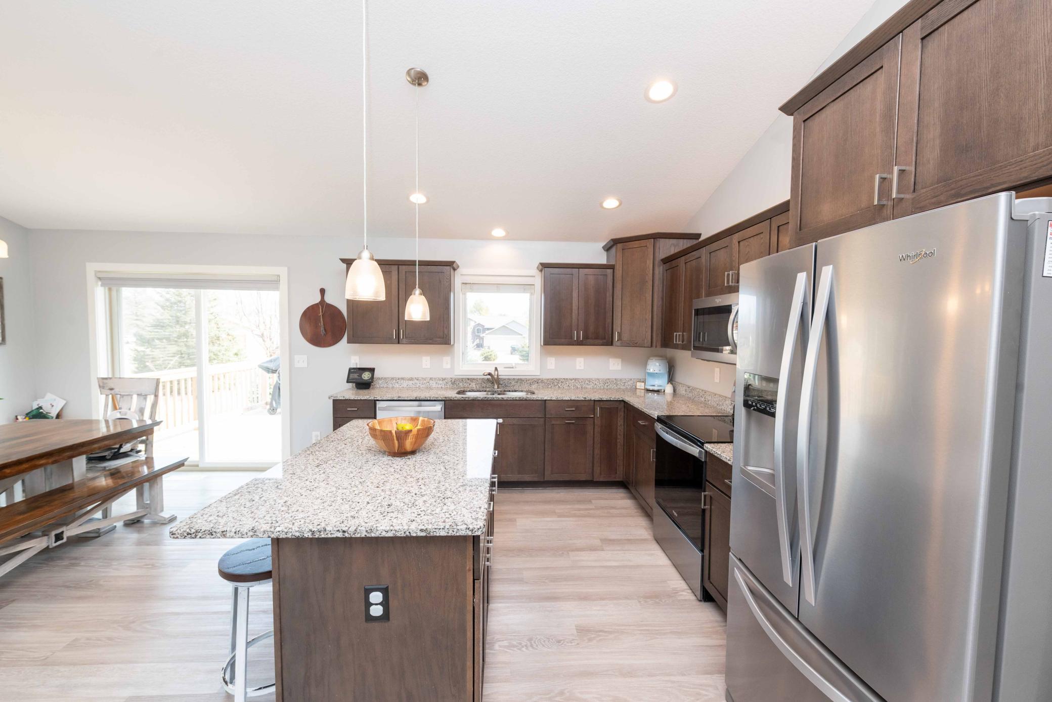 Handsome flooring and so easy to clean!