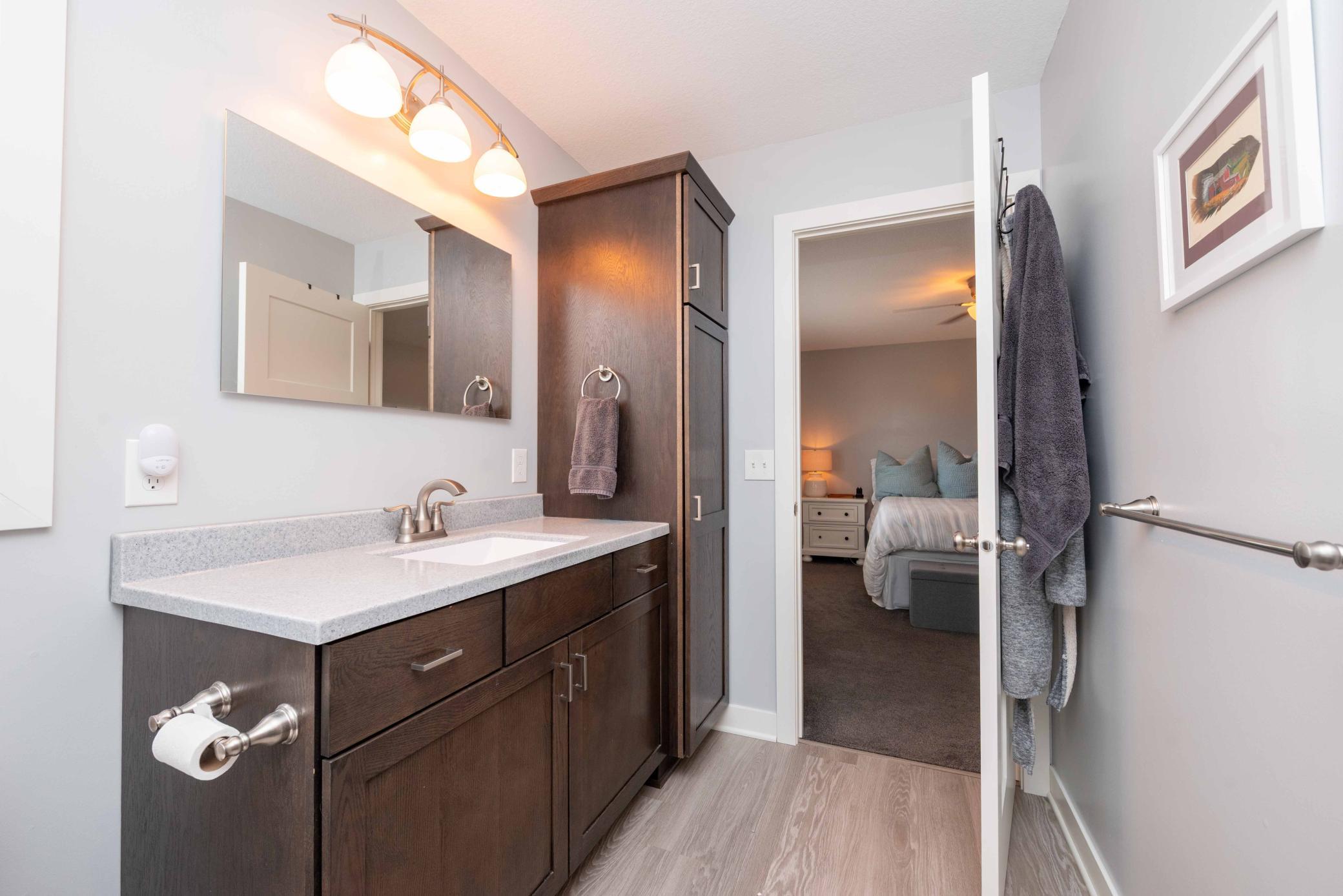 Crisp and clean bathrooms, kitchen, play areas. You can tell these owners take great pride in caring for this home!
