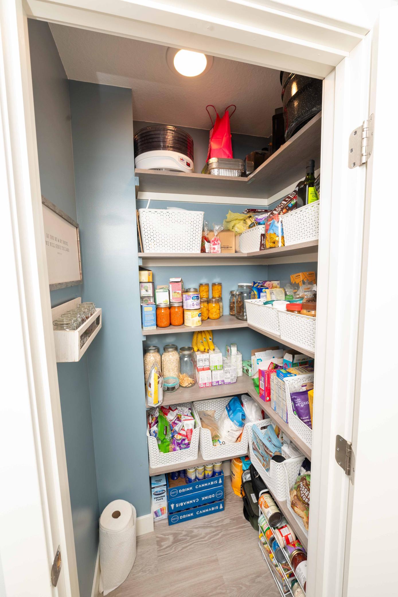 BONUS-a pantry for extra storage!
