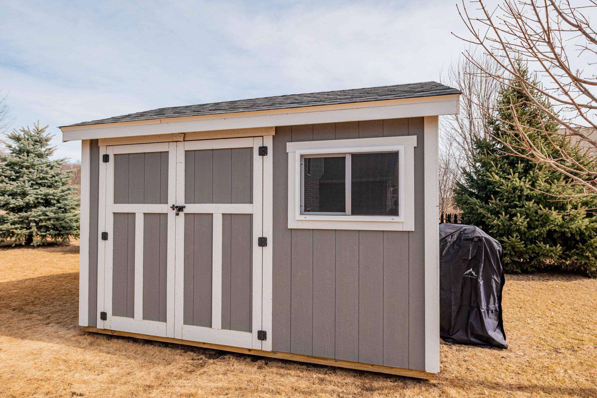 THERE'S EVEN A SHED THAT MATCHES THE HOME COLORS-ALREADY DONE! ONE LESS THING! BETTER THAN NEW.
