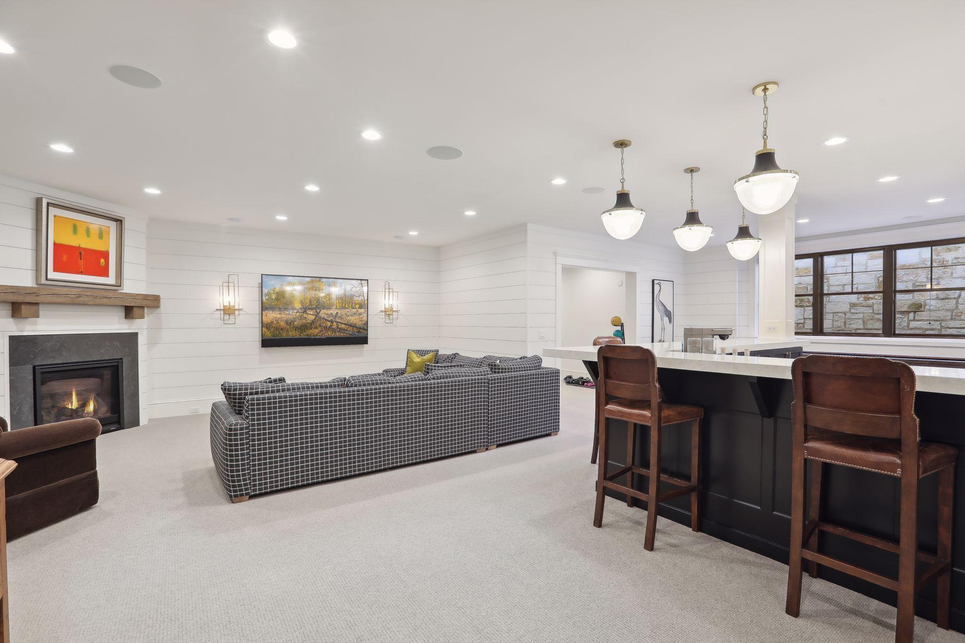 This is not your typical lower level. The space is grand, the mood is fun and the experience is extraordinary!