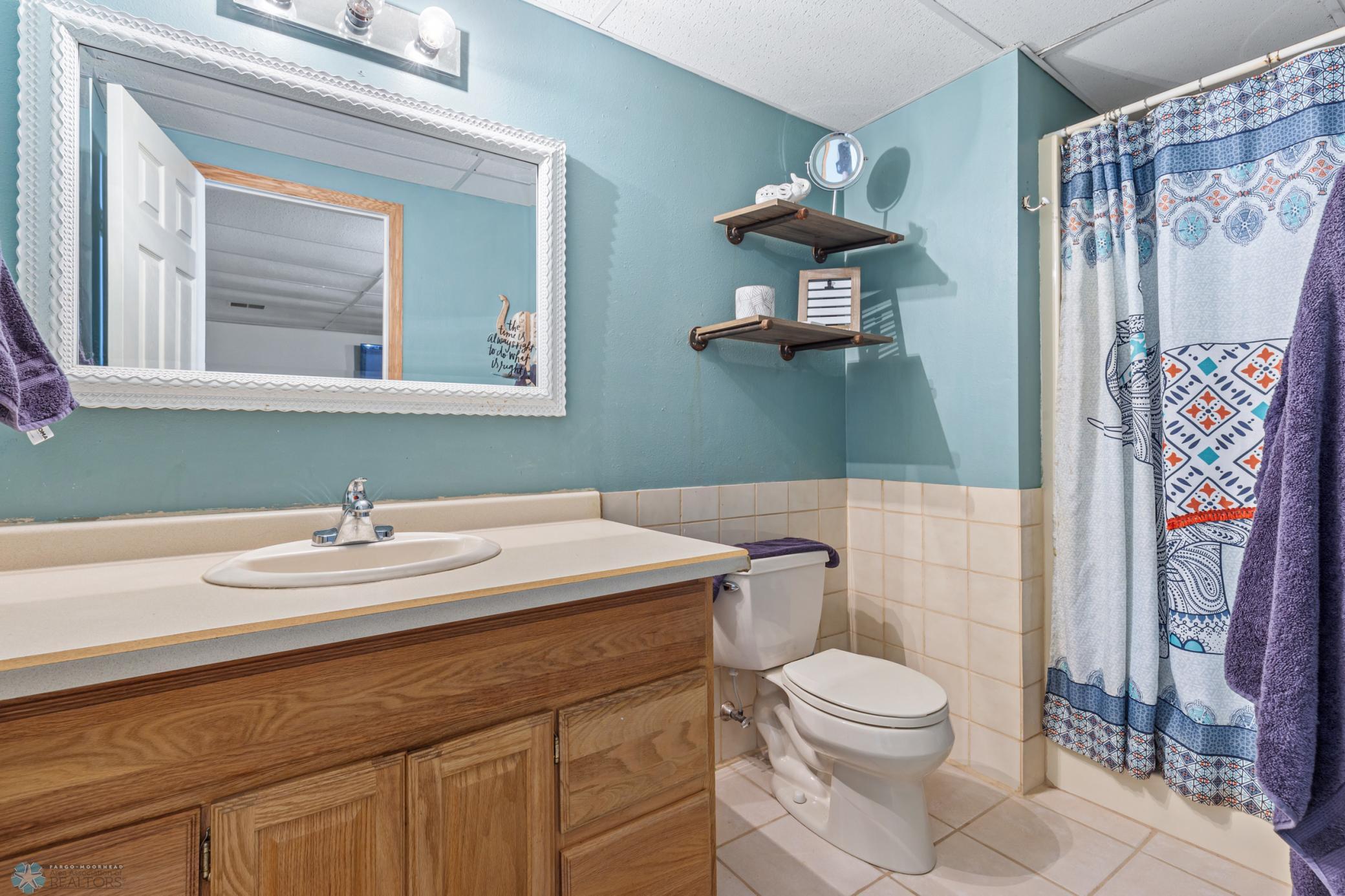 3/4 bathroom basement