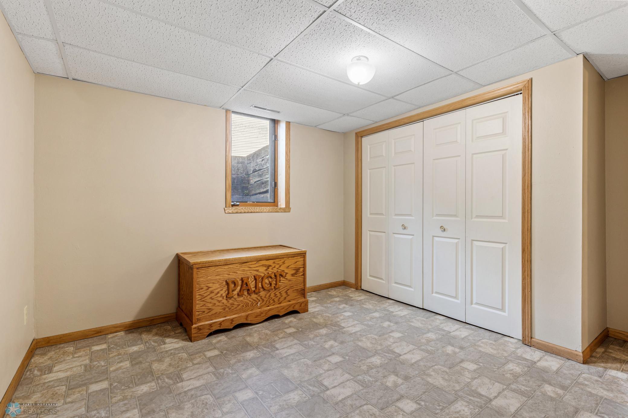 Fifth bedroom basement