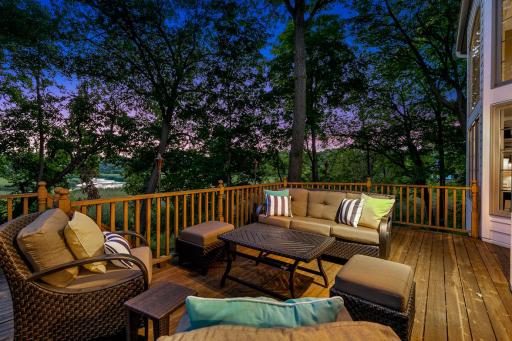 The deck was power washed, re-stained and all railings were replaced.