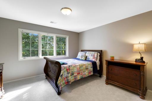 The fourth of four upper level bedrooms.