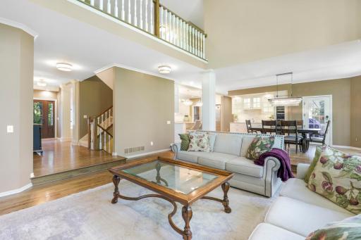 The kitchen and dining has been opened up to the living room space creating a bright and open flow.