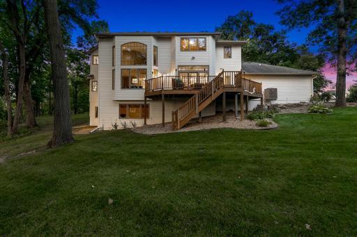 The deck was power washed, re-stained and all railings were replaced.