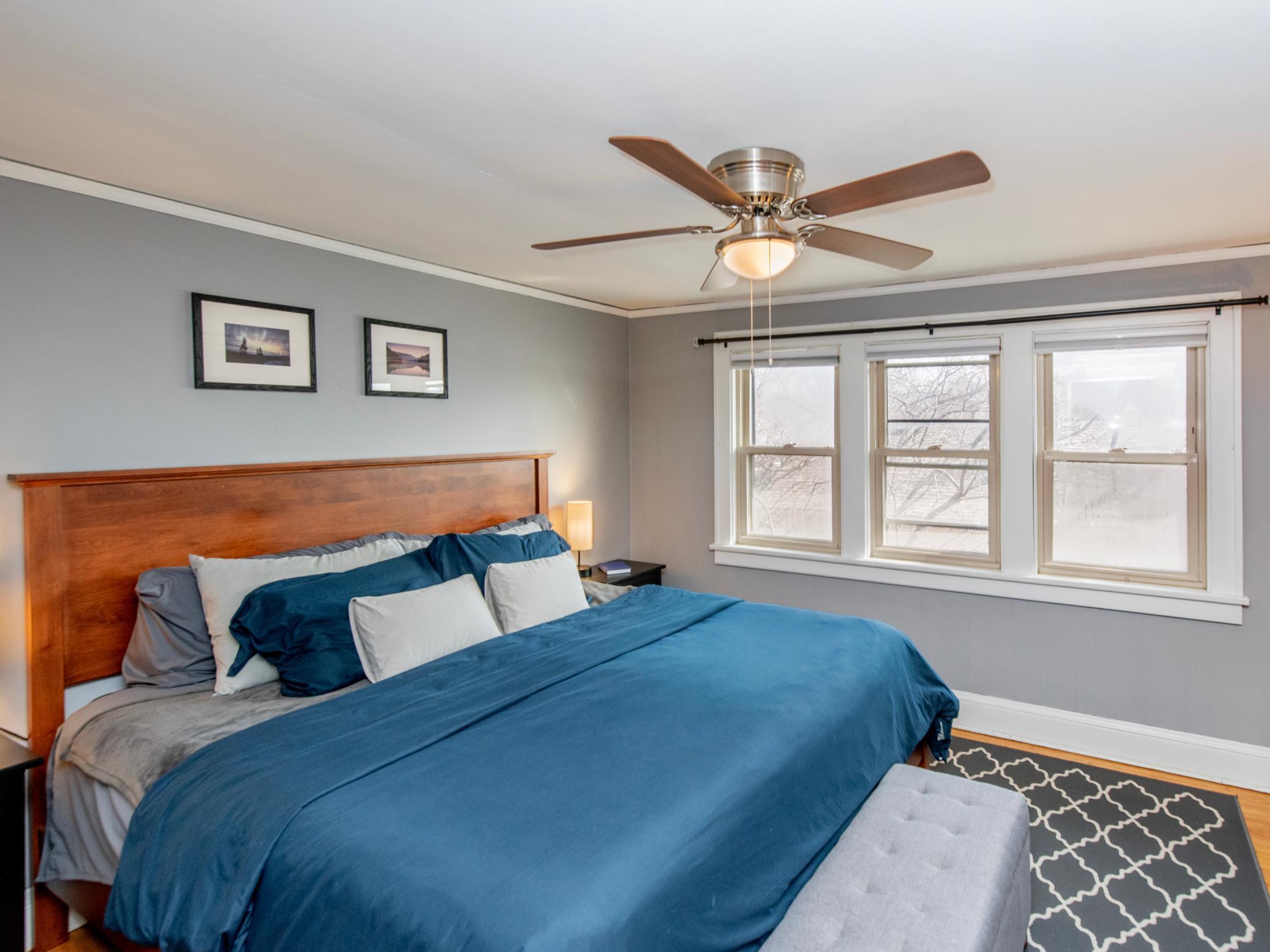 1 of 2 exceptionally large upper level bedrooms