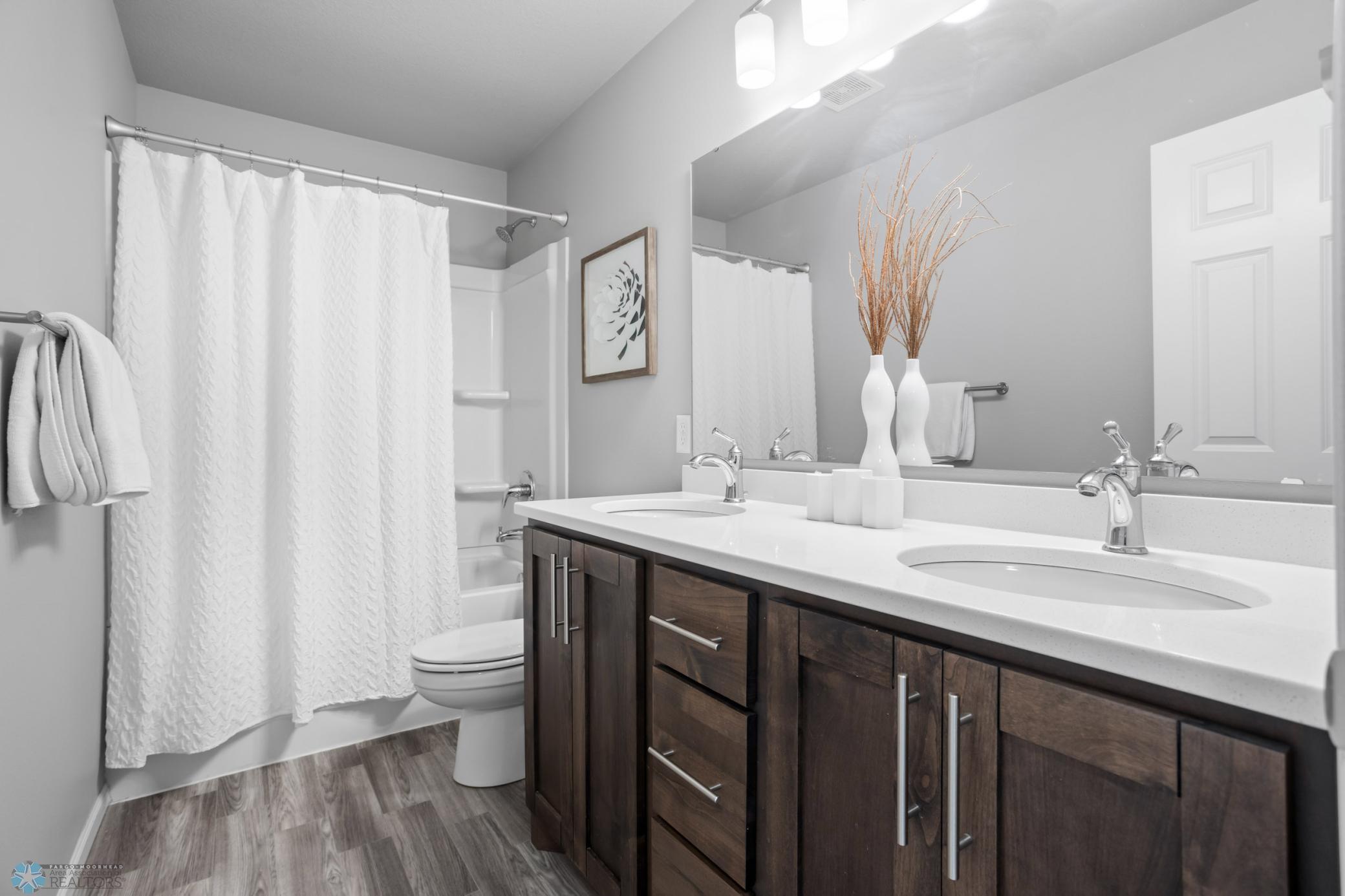 Upstairs Bathroom - Double Sink