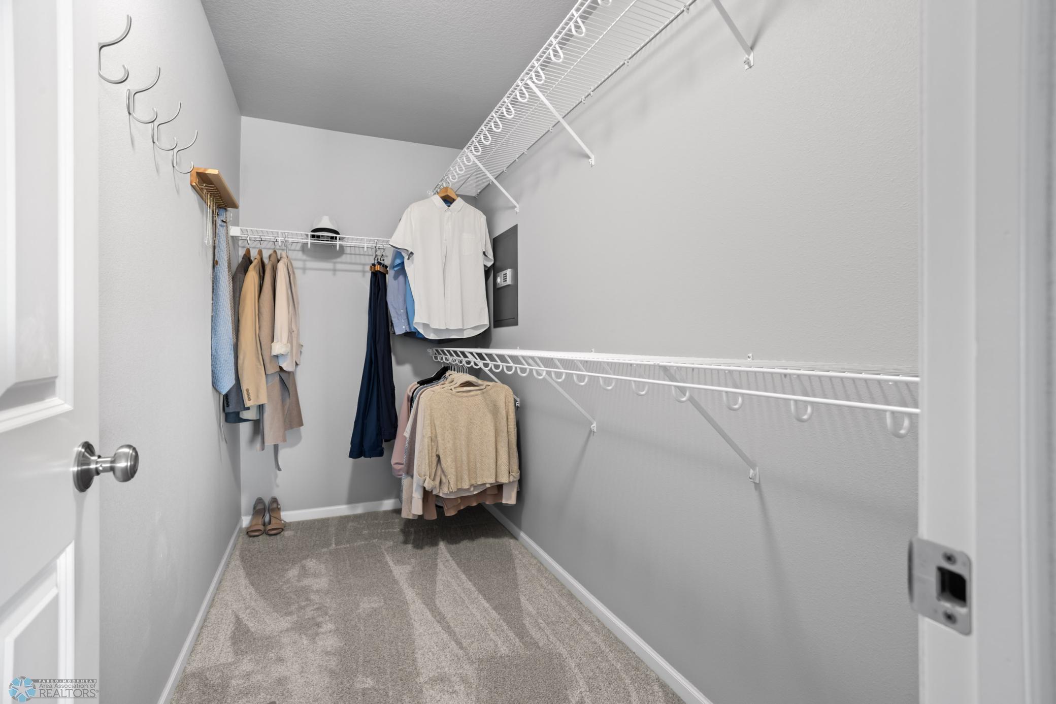 Walkin Closet w/ Built In SAFE - Stays