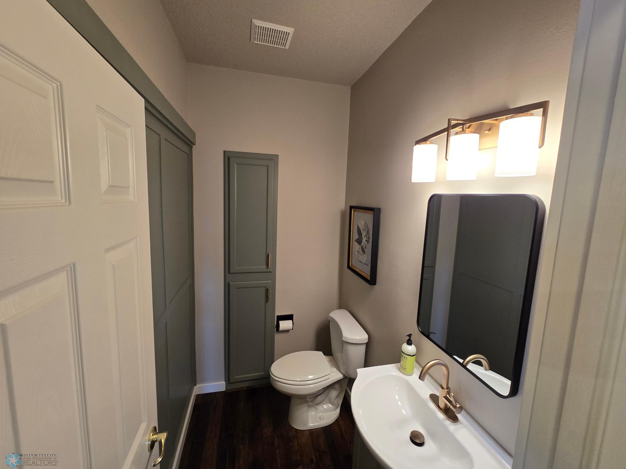 Main floor half bath