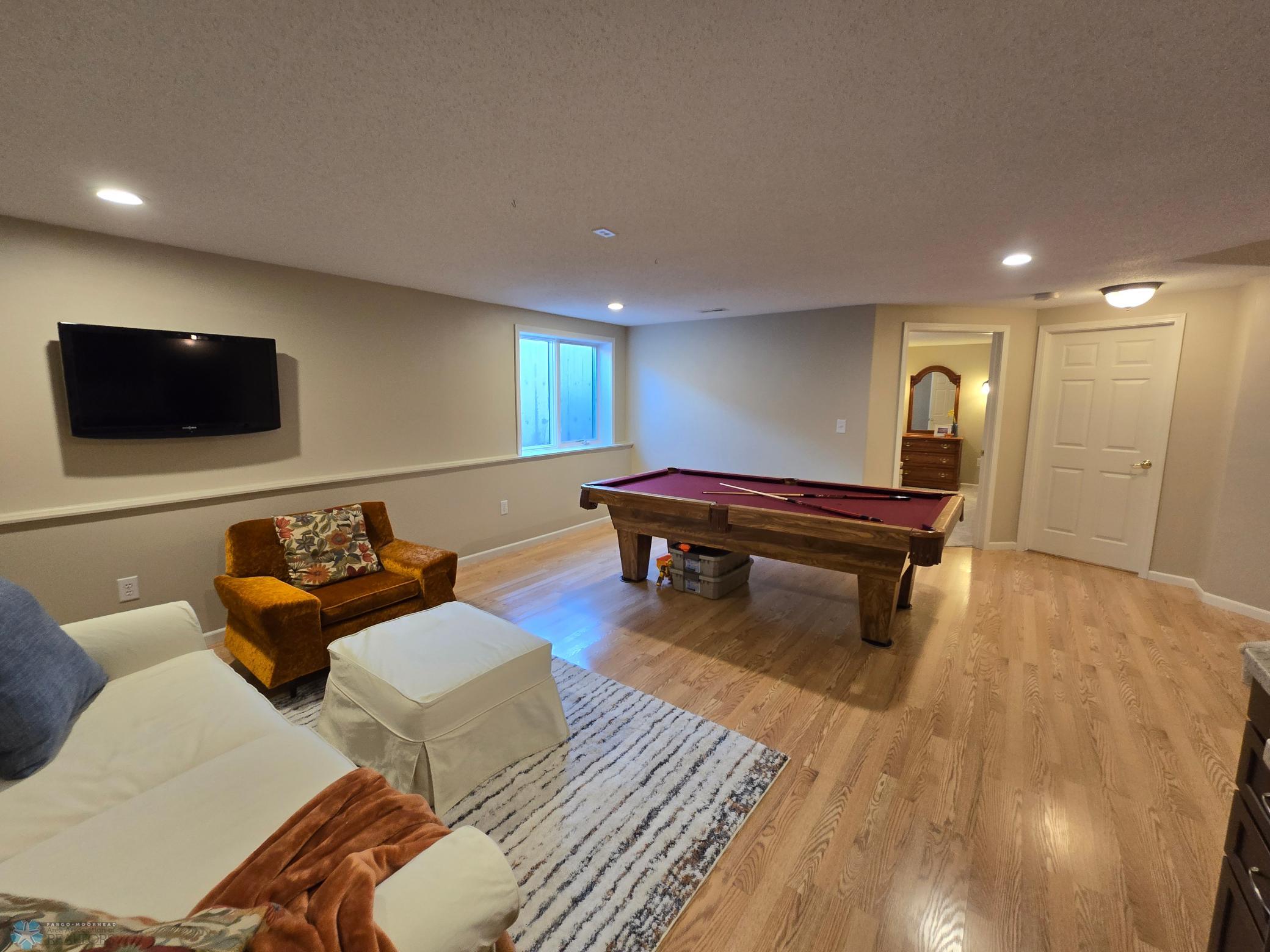 Family room/ pool table