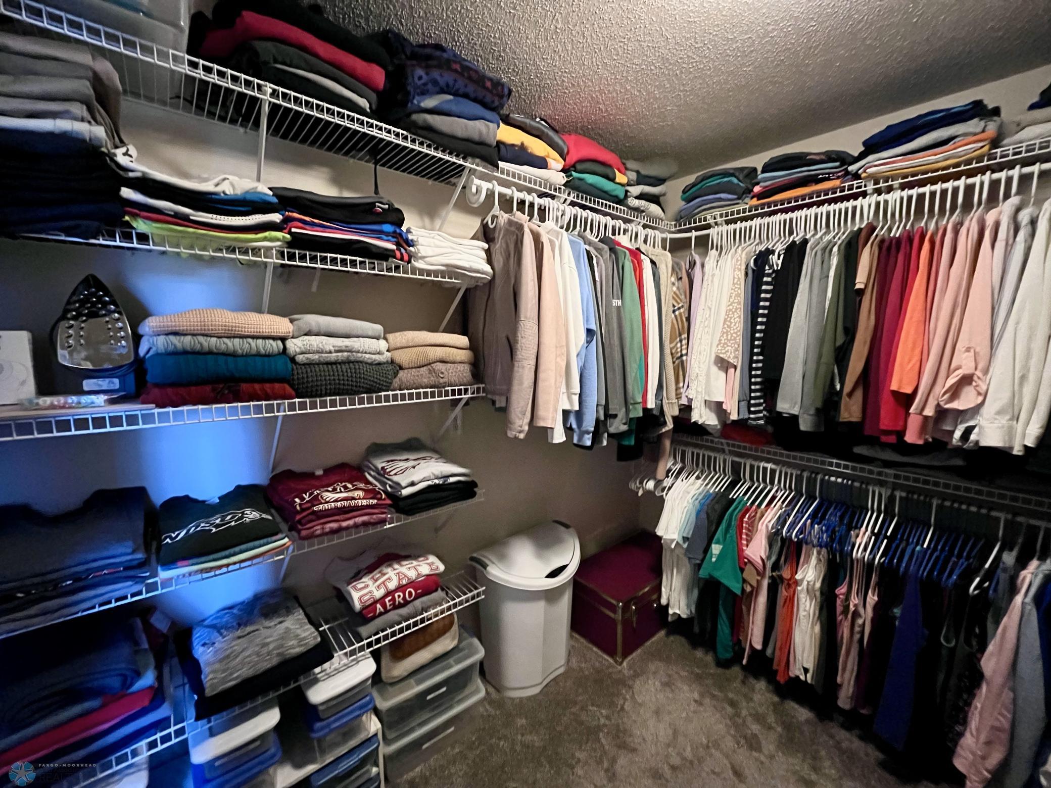 Primary closet