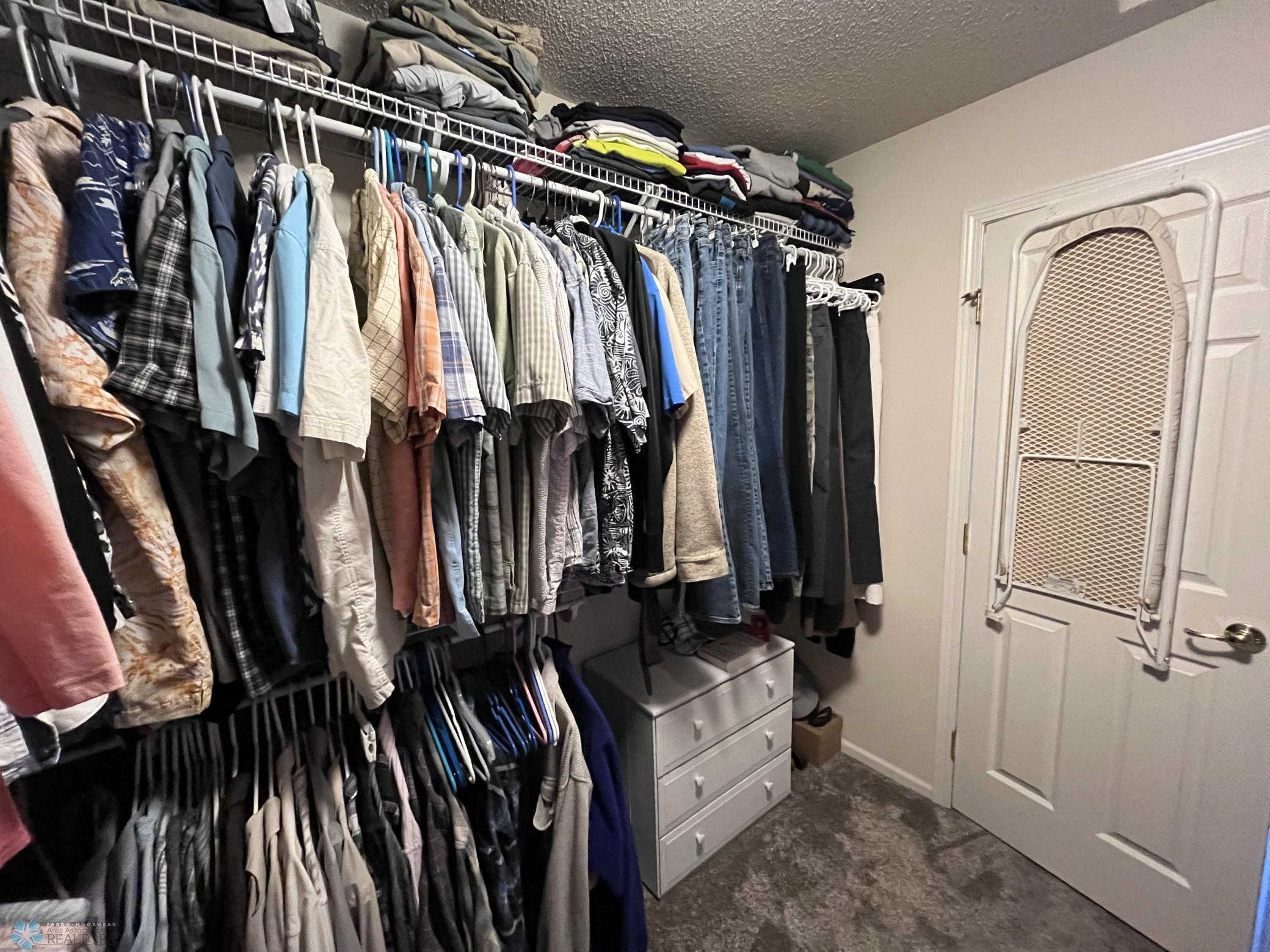 Primary closet