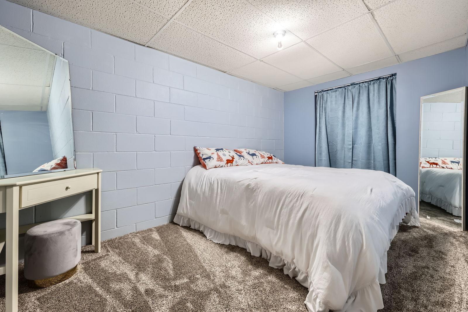 Lower Level Non-Conforming Bedroom