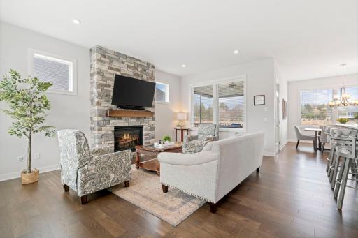 Open and filled with natural light!
