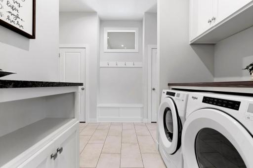 Laundry/Mud Room with 2 closets