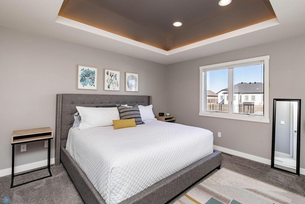 Main Floor Master Bedroom Lighting in the Trey Ceiling