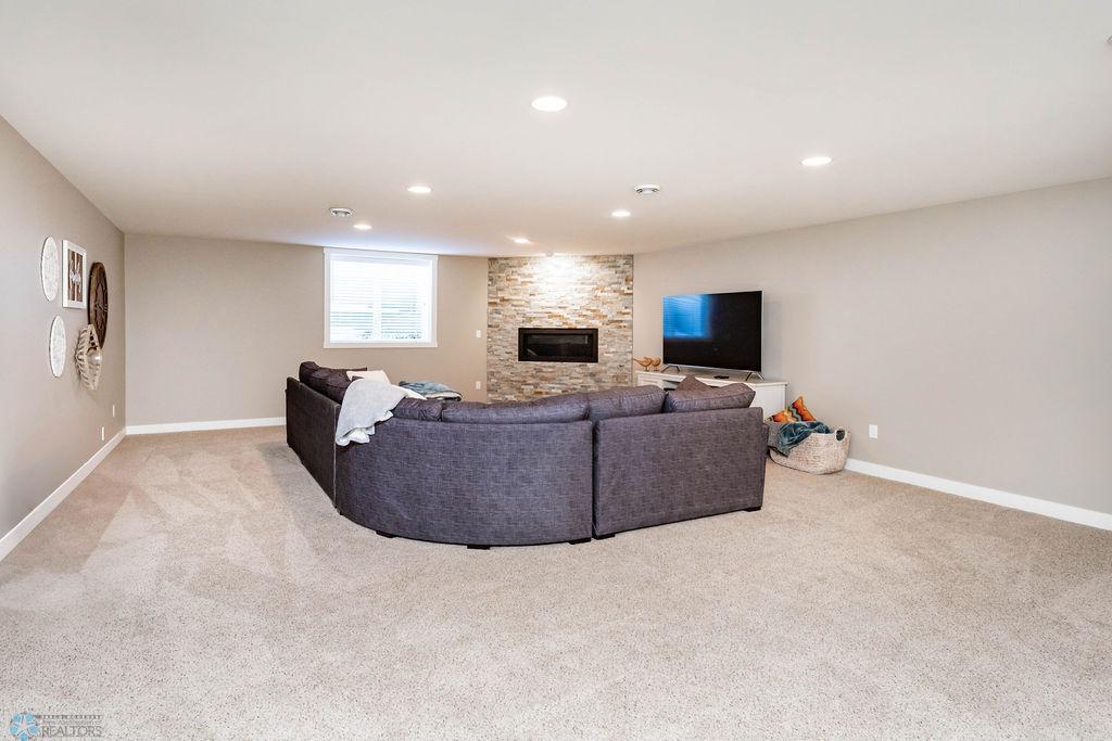 Incredibly Spacious Finished Family Room