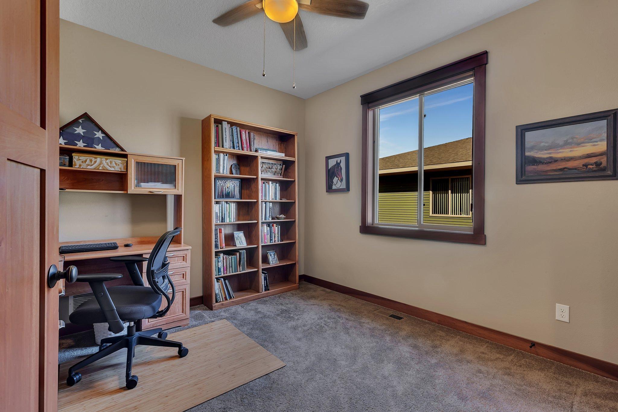 3rd bedroom space currently functions as an office.