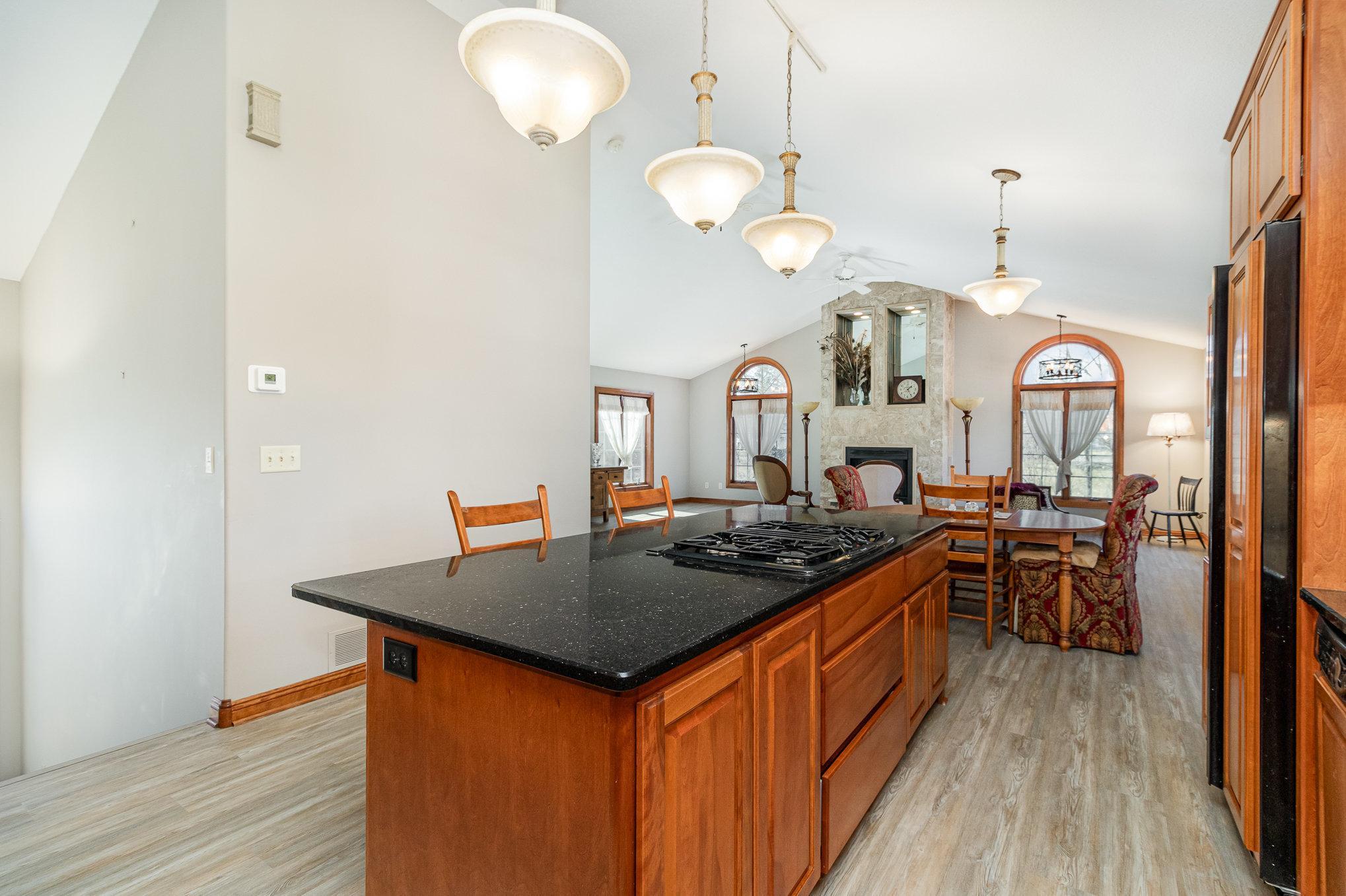 This kitchen has good flow allowing your guests to move around freely without obstructions or bottlenecks.
This kitchen was designed for optimal functionality and ease of use.