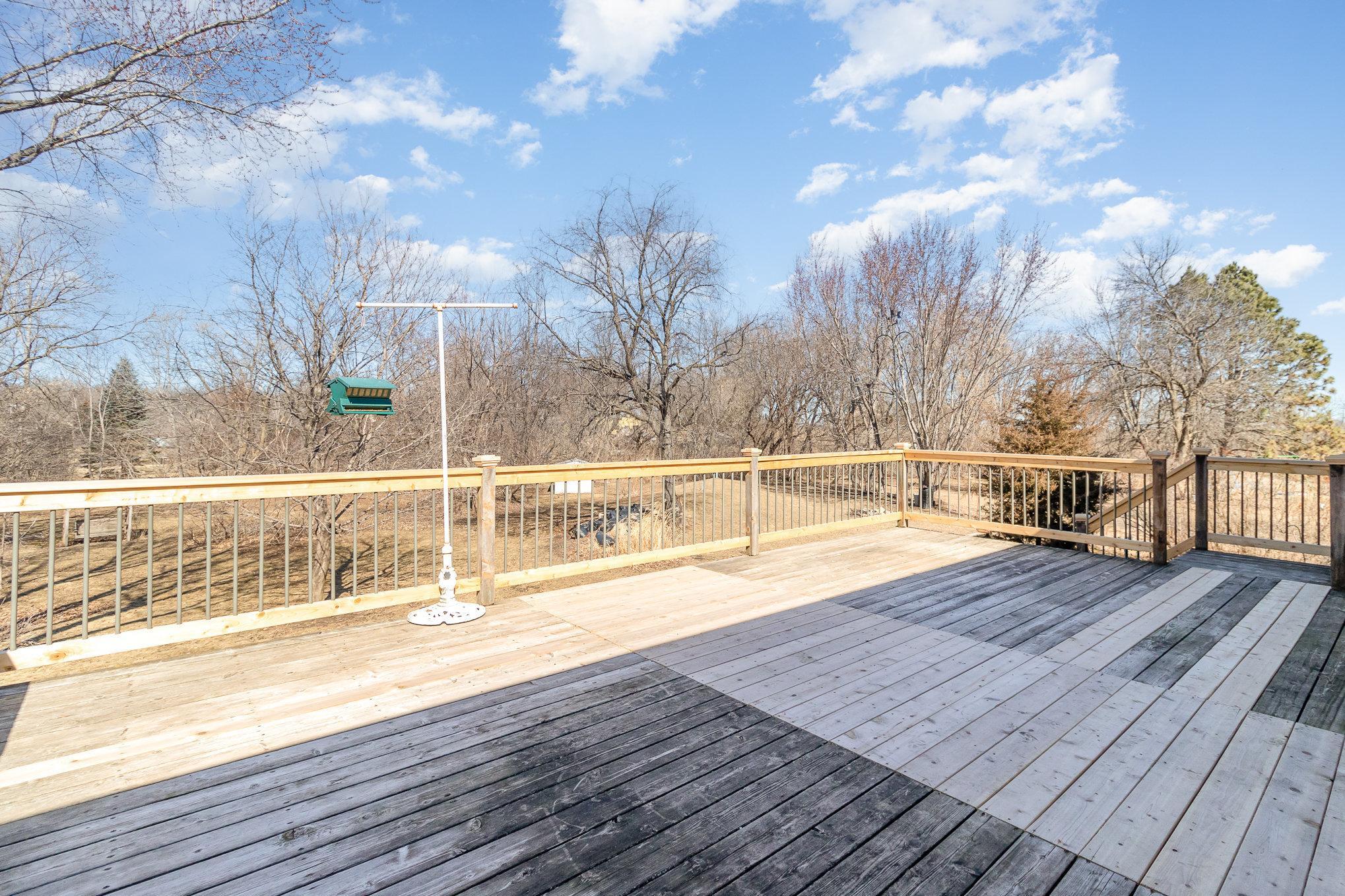 Outdoor living is a breeze with a finished 16x26 deck and main-level patio. To ensure a fresh and polished look, the deck will be power washed and re-sealed prior to closing, allowing the new owner to enjoy its beauty & durability for years to come!