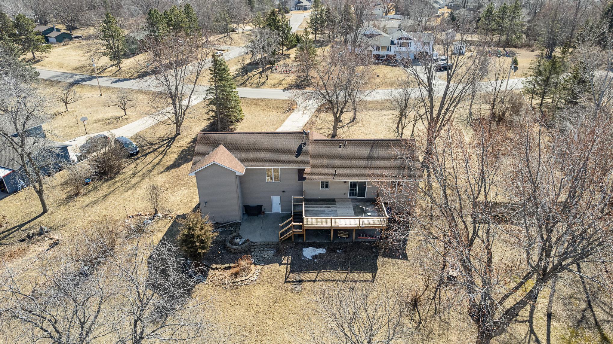 With 1.2 acres of space, there’s plenty of room to enjoy outdoor activities.