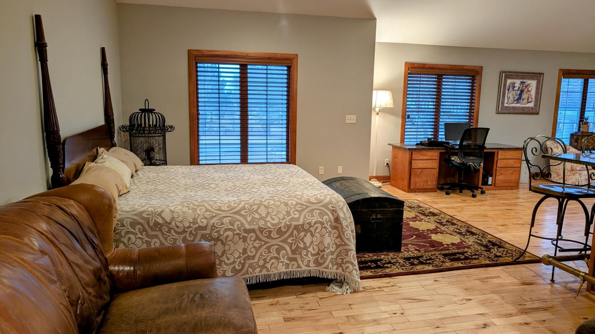 With plenty of window this space is always nice and bright.