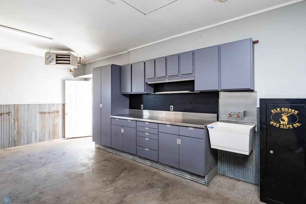Workbench and Storage Cabinets