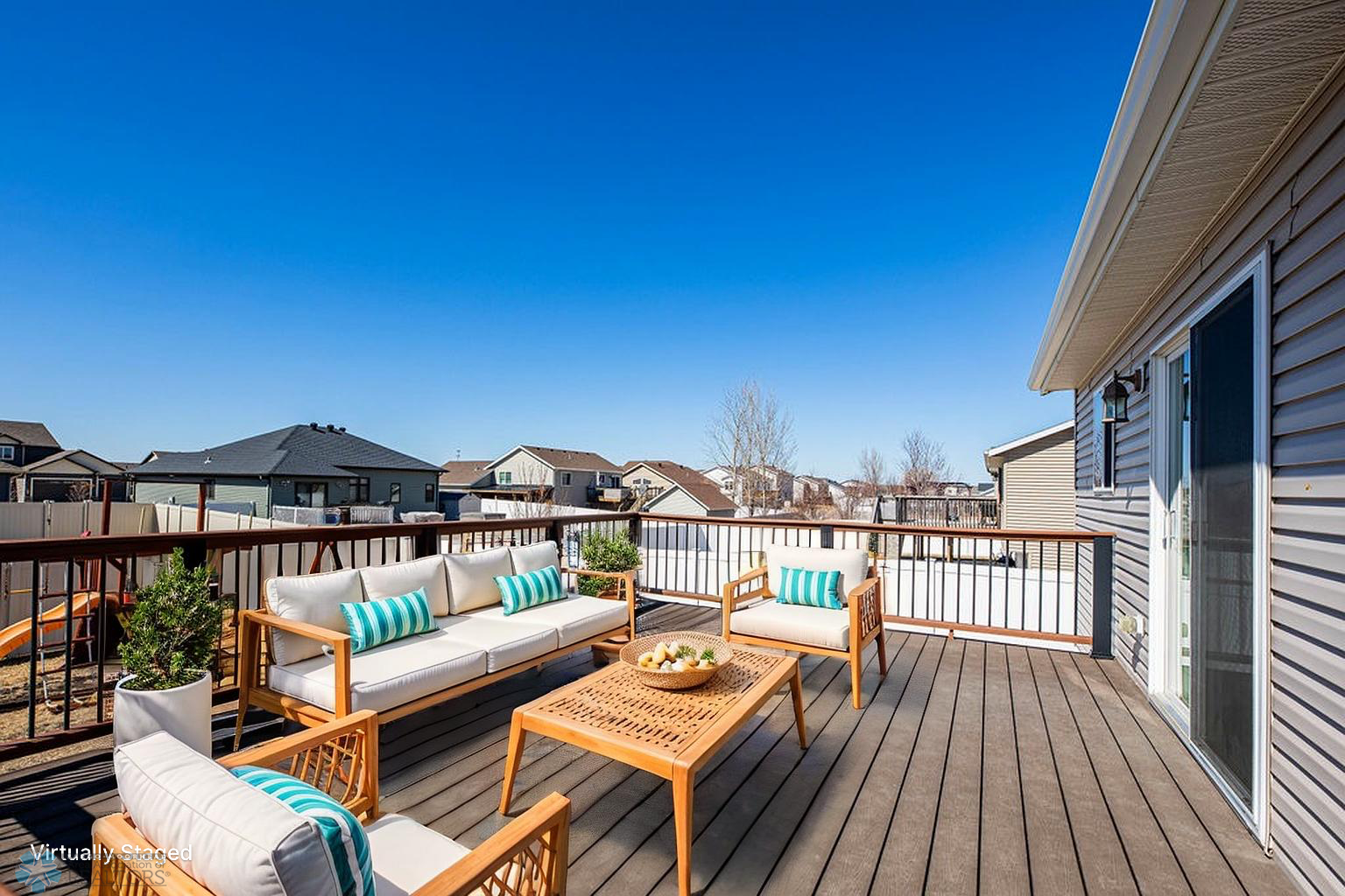 Room for Grilling on the Maintenance Free Deck