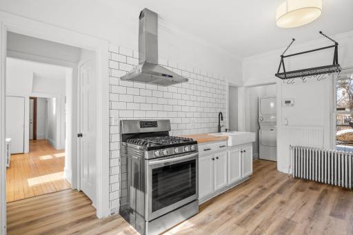 Alternate view of kitchen.