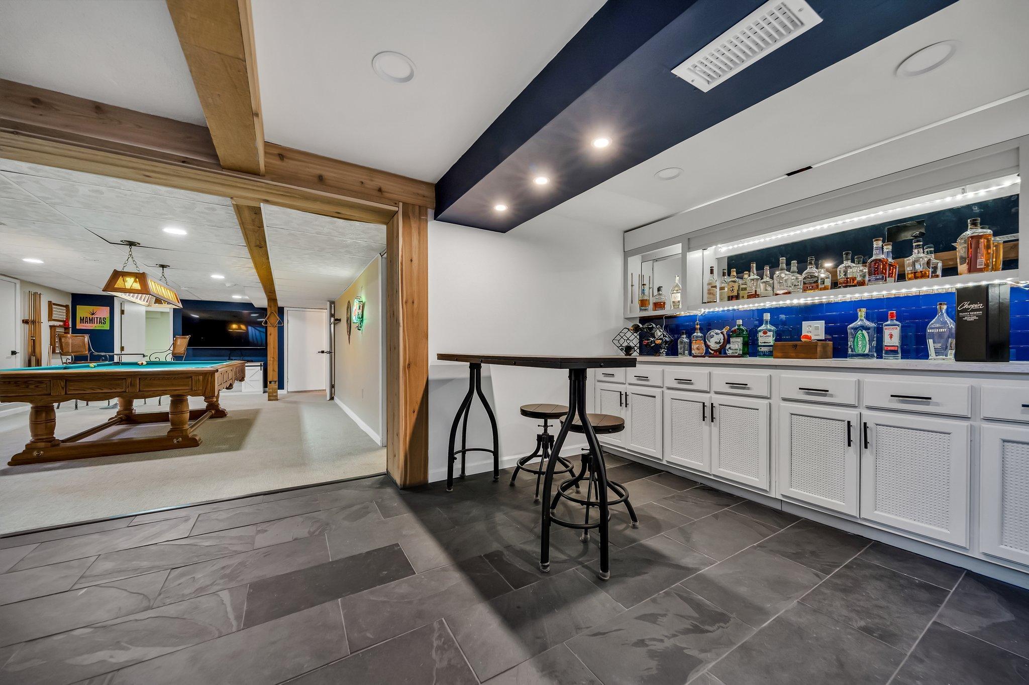 Remodeled lower level!