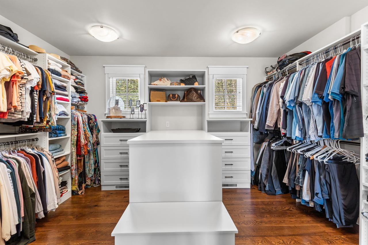 Large Walk-in Primary Closet