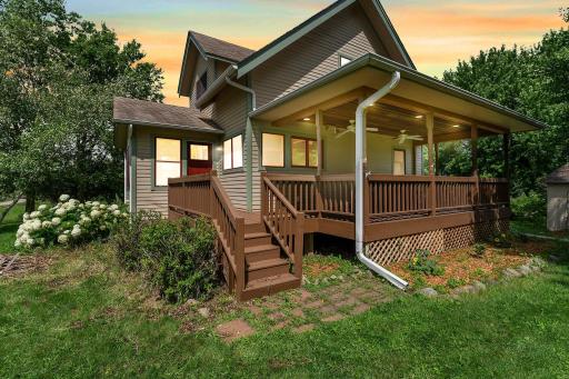 Craftsman style home has great covered front porch