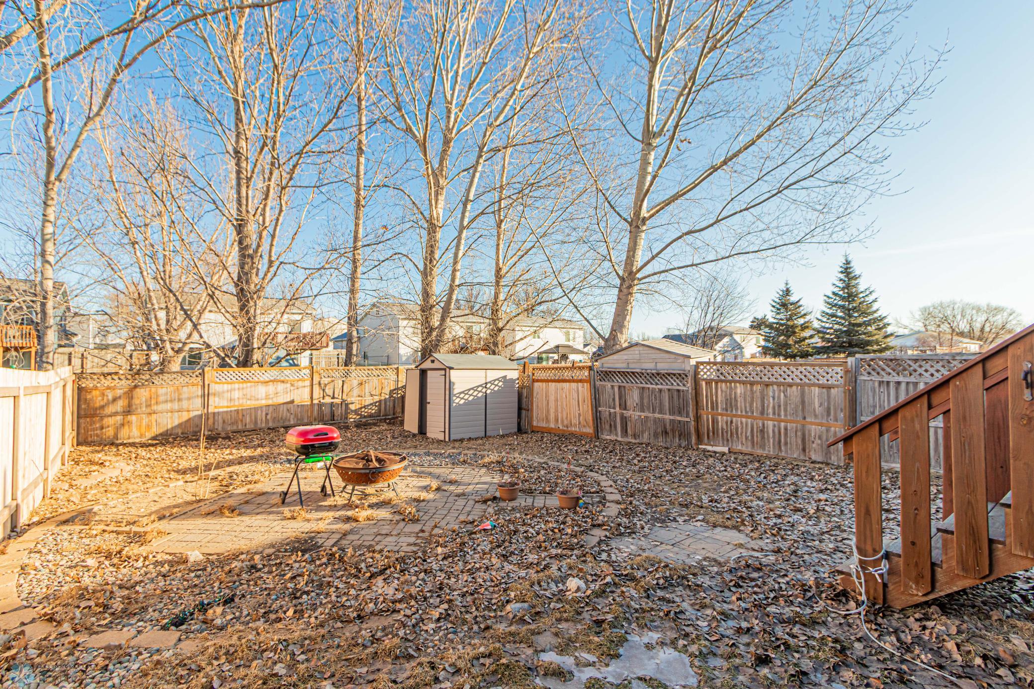 Fully Fenced backyard
