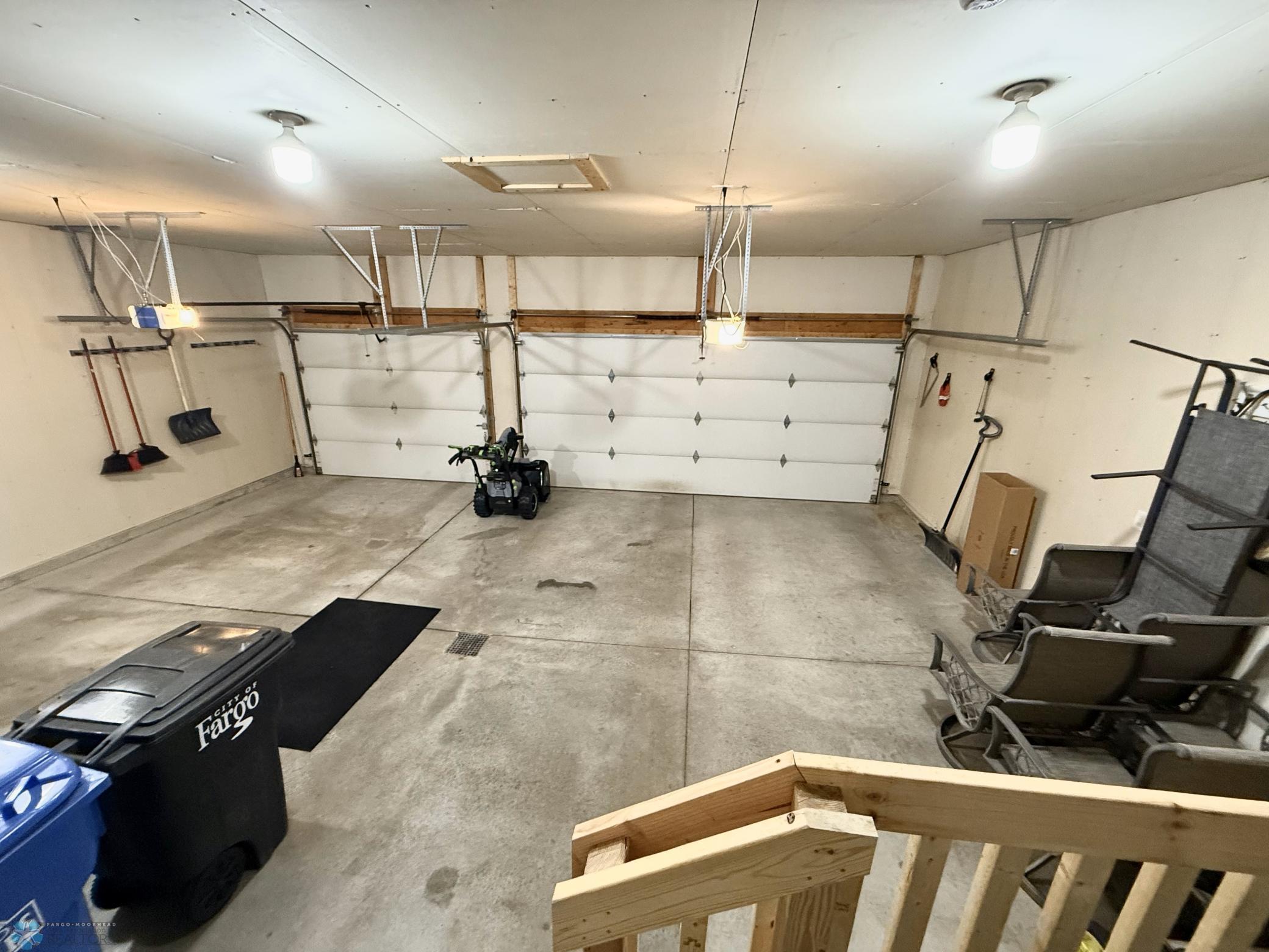 view of garage from landing going into house.jpeg