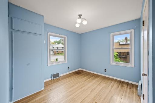 2nd bedroom Main level, oak hardwood floors